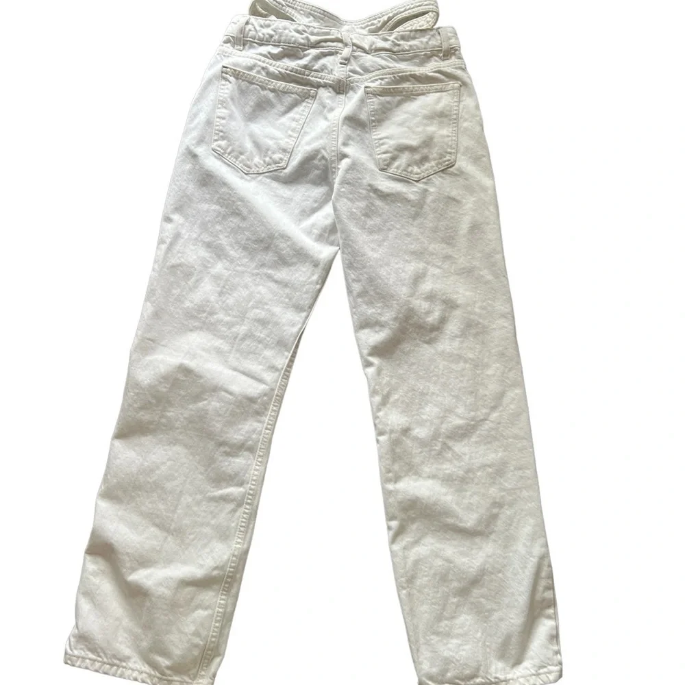 Zara LOW-RISE BAGGY JEANS White Size 34/6 - Picture 10 of 14